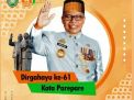 Hari Jadi Parepare ke-61, Wali Kota Ucapkan Terima Kasih Kepada Seluruh Masyarakat